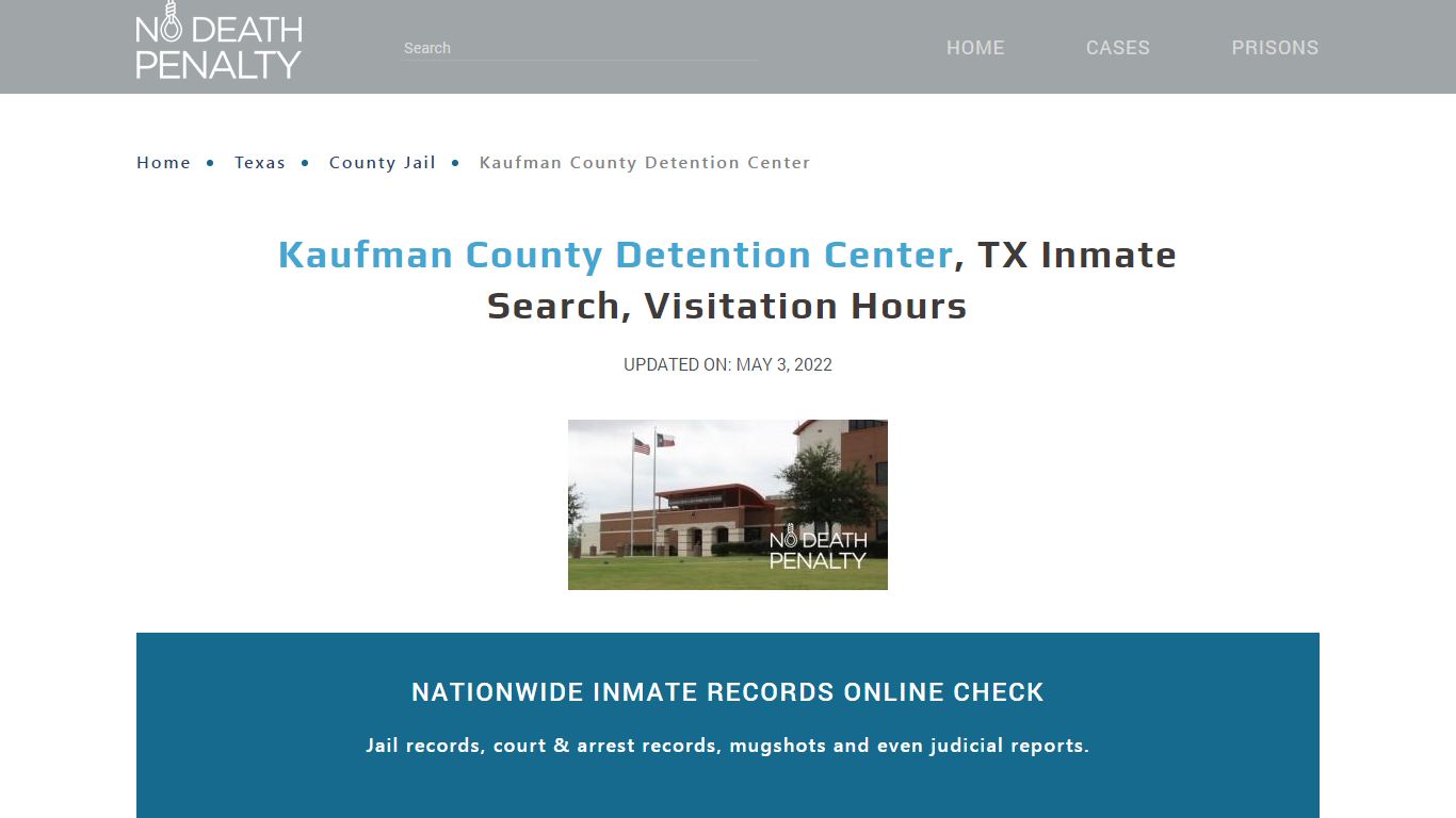 Kaufman County Detention Center, TX Inmate Search ...